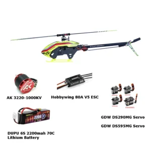Steam AK420 3D RC Helicopter Kit / BNF With Blades