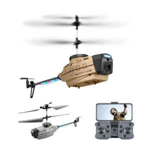 KY202 Black Bee 4CH 6-Axis 4K Dual Camera Air Gesture Obstacle Avoidance Intelligent Hover RC Helicopter RTF