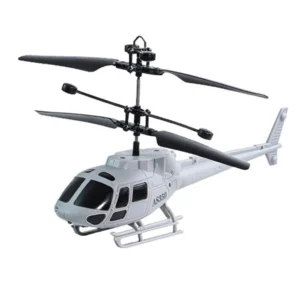 AS350 Simulation Black Wing Helicopter Induction Fighter Suspension Light Charging Drop-resistant Induction Remote Control Helicopter