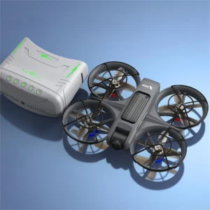 X226 WiFi FPV with Goggles Glasses / 5.9inch LCD Screen Controller HD Dual Camera Electrically Adjustable Optical Flow Hover Circle Protection LED Light Brushless 2.4G 4CH 6-Axis Remote Control Toys RC Drone Quadcopter RTF