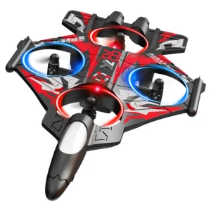 YLR/C YL85 YL86 WiFi FPV EPP Glider with LCD Screen Controller HD Camera Gliding Hovering Headless Mode 360 Rolling LED 2.4G RC Remote Control Drone Airplane Quadcopter Stunt Fighter RTF