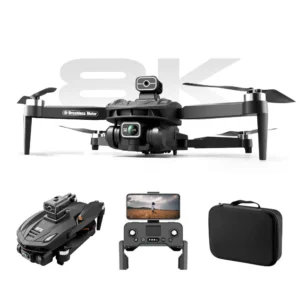 WLRC V168 PRO MAX GPS 5G WiFi FPV with HD Dual Camera Servo Gimbal 360 Intelligent Obstacle Avoidance Optical Flow Hover Brushless Foldable RC Drone Quadcopter RTF