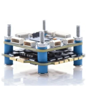 30.5x30.5mm JHEMCU F405 Flight Controller 8S AM32 80A 32-bit ESC Stack Support GPS WS2812 Programmable LED for RC FPV Racing Drones