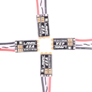 LANRC 35A / 45A BLHeli_S 2-6S ESC with RGB LEDs Supports DShot150 300 600 for FPV Racing Drone