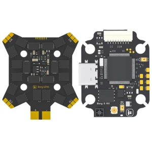 20*20mm iFlight Borg 5S Flight Controller 5V 12V BEC with 60A 60R ESC 3-8S Stack Built-in ELRS 2.4GHz Receiver for FPV Racing Drone