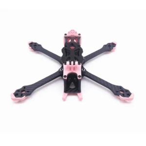 STEELE5 PLUS 220mm Wheelbase 5mm Arm Thickness Carbon Fiber X Type 5 Inch Frame Kit Support VISTA / DJI Air Unit for RC Drone FPV Racing