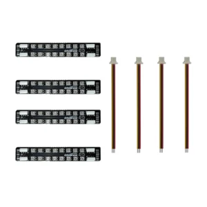 4PCS GEMFAN LED 08 / LED 20 5V Programmable Arm LED Strip Light / CU Controller Module 2-6S for DIY RC Drone FPV Racing