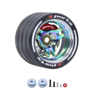 Universal Remote Control Full Metal Handwheel Steering Wheel for FUTABA 4PX SANWA MT4 Flysky NB4 WFLY X9 Transmitter