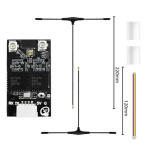 SEQURE ELRS 915MHz/868MHz Dual RX True Diversity Dual Antenna Long Range High Refresh Rate Receiver for FPV Racing Drone RC Airplane Helicopter