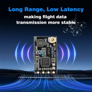 STARTRC CR8 2.4GHz ELRS 0.8g Ultra Lightweight Long Range Low Latency Nano Receiver for FPV Racer Drone RC Airplane Helicopter
