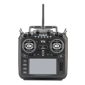 HelloRadioSky V16R Built-in 1W ELRS 4-in-1 CNC RDC90 Metal Gimbal Radio Transmitter Mode 2 with 4.3" Touch Screen for FPV Racing Drone