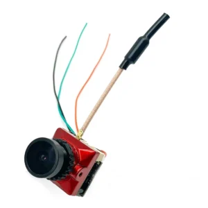 SLONWAKE B19 FPV AIO 5.8GHz 48CH VTX FPV Transmitter w/ Smartaudio Pitmode 25/200/400mW Adjustable Power 2.1mm Lens CMOS 1500TVL 130 Angle FPV Camera for Remote Control Aircraft