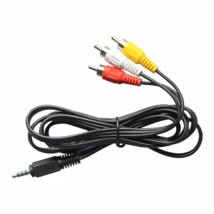 Eachine DC 3.5mm Jack Plug Male 1 to 3 Head RCA AV Input Output Video Cable 1.5m Wire Adatper Cord For Multi FPV Goggles Monitor Receiver DVR Projector STB EV100