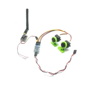 EWRF FPV Dual Camera System 1000TVL CMOS Mini Two Cameras + 5.8Ghz 600mW 40CH VTX + 3CH Switch Support PMW for RC Racing Drone