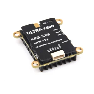 Ultra2500 4.9-5.8Ghz 64CH 25mW/ 400mW/ 800mW/ 1500mW/ 2500mW/ Pit Mode 2.5W FPV Transmitter Built in Mic Support IRC Tramp VTX MMCX for RC Drones