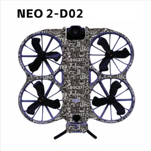 RCSTQ Waterproof PVC Stickers Drone Body Skin Protective Arm Remote Control Protector for DJI NEO 2 RC Drone