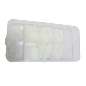 120PCS White Nylon M3 Plastic Screw Nut Set for DIY RC Drone