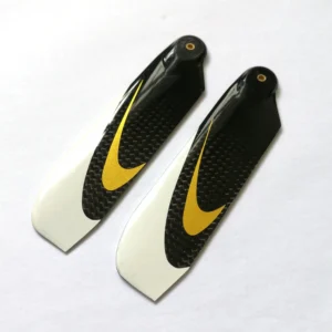 1pair 86mm Carbon Fiber Tail Blade for 550 Class RC Helicopter