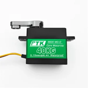 PTK8830 SSG-D 40kg Metal Digital Steering Gear High Torque High Voltage 8.4V Model Aircraft Model Climbing Car RV