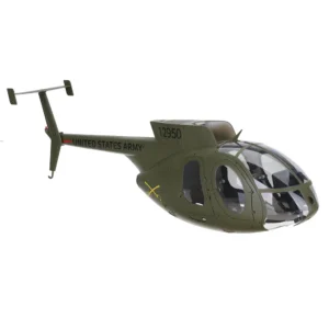 Eachine E220S MD500 RC Helicopter Spare Parts Green Nose Cover Set / Tail Wing / Canopy